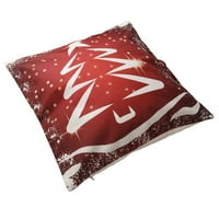 Jedan otvor sretan božićni jastuk navlake za toplu stil crtani print jastučni jastuci kauč za kauč kauča