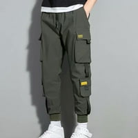 Muške teretne hlače Ležerne prilike elastične harirne hlače za harem hlače S-5XL