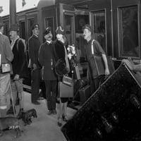 Greta Garbo Movie Scena na željezničkoj stanici Ispis