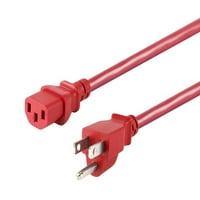 Mono kabel za kabel za napajanje - stopala - crvena
