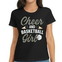 Smiješni košarkaški navijački ventilator Leopard uzorak djevojke navijačka majica