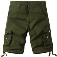 Ausyst Cargo Hlače hlače za muškarce Ljetni na otvorenom Ležerne prilike Pure Boja Pocket plaža Radni