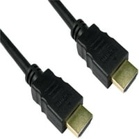Signal velike brzine HDMI olovo, muški do muških, pozlaćeni kontakti, crni