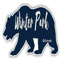 Zimski park Colorado Suvenir Vinil naljepnica za naljepnicu Medvjed dizajn