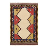 Pasargad Početna Anatolian 61 93 Ručna tkanina janjeća vunena prostirka u bjelokoj crvenoj boji