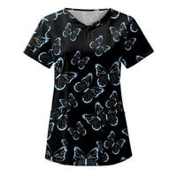 Košulje za žene Grafički printoni Skraćene ljetne zabave za slobodno vrijeme 2xl