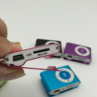 Taize Mini MP uređaj prijenosni TF kartici metalni isječak USB sport digitalni muzički walkman za trčanje