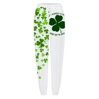 ERYAO ST. Patrick-ove pantalone za žene irske zelene jogger hlače, ženske svetske patrikove dukseve