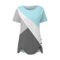 Gacuw košulje za žene Bluze s kratkim rukavima The Regularne fit pulover TEES T-majice Sažetak vrhova