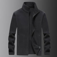 Zimske jakne za muškarce čišćenje muške jakne od spolja Fleece patentni džepni postolje na vrhu termalne