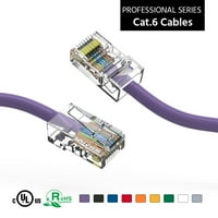 4FT CAT UTP Ethernet mrežnog mreže bez pokrećenog kabla ljubičasta, pakovanje