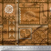Soimoi viskoza šifonska tkanina patchwork plemenski dekor tkanina tiskano dvorište široko