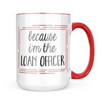 Neonblond jer sam zajmovni oficir smiješna izreka šalica za ljubitelje čaja za kafu
