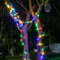 Božićni dekor 5LED 8MOLD bakrene žice u cijevi ukrasno svjetlo bašta vrtna atmosfera