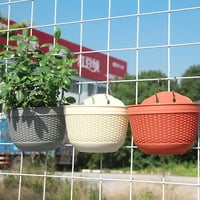 Zidna polukružna košara za polukružna košara, prijenosni lonci za cvijeće za dom, zelenine projekte