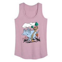 Dr Seuss - Horton izlazi jaje - drveće i cvijeće - Uskrs - Ženski trkački rezervoar