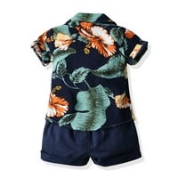 Dječaci Cool ljetna odjeća Set Boy odjeća set kratki rukav majica + kratke hlače Gospodin Kod letnje