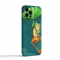 Frog Lotus Case kompatibilan sa iPhone Pro, estetskom umjetničkom dizajnu Potpuno zaštitno poklopac