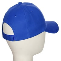 Klasični bejzbol šešir po mjeri A do Z inicijalno pismo, plavo kapice Bijelo zlato slovo V