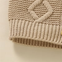 Hunpta Baby Girl Boy Knit Cardigan džemper Topla pulover vrhovi toddlerov dojenčad solidne odjeće kaput