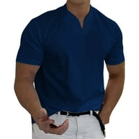 Košulje za muškarce Casual V izrez Ties Majica majica majica kratkih rukava kratkih rukava