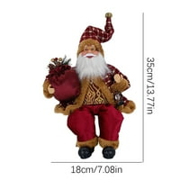 Tarmeek Božićni ukrasi Božić Santa Claus Doll Božić Dečije poklon igračka ukras za kućne ukrase Xmas
