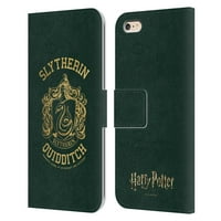 Dizajni za glavu Službeno licencirani Harry Potter Smrtly Hallows Slytherin Quidditch kožna knjiga Novčanica