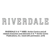 Riverdale Varsity slovo Italijanski europski stil narukvica šarm perla