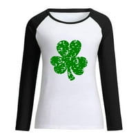 Funny Day St. Patrickov vrhovi Djevojka Ženska Shamrock majica Sretna učitelj majica Irska zelena nevorana