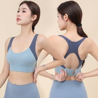 Bras za žene bežični gornji prsluk prozračan podlozi za prsa koji nosi sport u leđa podizajući bešavne
