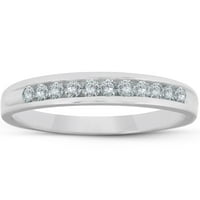 Pompeii 1 4ct Diamond Platinum obljetnice vjenčanja Ženski prsten