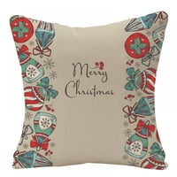 Božićne bacanje jastuka, ukrasni jastuk - posteljina božićni jastučnice crveni i zeleni plairani jelen crveni bivolski navlaka