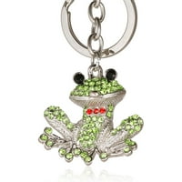 Liavy's Green Frog Charm Modeble Privjesak - Pjenušava kristal - Jedinstveni poklon i suvenir