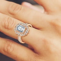 LowProfile za žene za žene djevojke cirkonia Bling Diamond Angagement Wedding Ring Ring Gifts