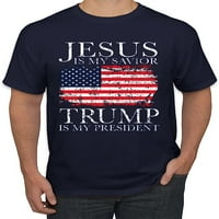 Isus je moj Spasitelj Trump je grafička majica mog predsjednika maga