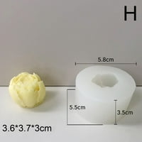 Flower silikonski kalup sapun sa sapunom WA pravljenje aromaterapijskih zanata Dekor K4C6