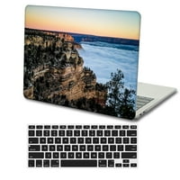 Kaishek samo za MacBook Pro 13 Model izlaganja kućišta A1502 A1425, plastični tvrdi futrola + crna poklopac