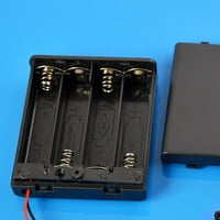 Black AA baterije BO 6V poklopac nosača baterije nosač baterije