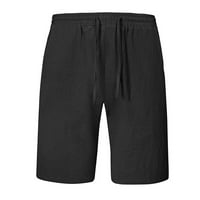 Hanas muške kratke hlače Ljeto casual solid boja vježba elastični struk Comfy sport trčanje hlače za