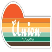 Union Alabama Frižider Magnet Retro Vintage Sunset City 70s Estetski dizajn