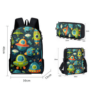 Školska torba Set Space Universe School Backpack za djevojke 6- godina Slatki ruksak školski torbica