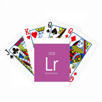 Kesteri elementi Period Actinide Lawrencium Lr Poker igrati čarobnu karticu Fun Board Game