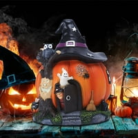 OAVQHLG3B HALLOWEEN KUĆA KUĆA FIGURINA VJEŠAVANJE PUMPINA OUTOROWORA HALLOWEEN ukrasi Halloween Theme
