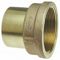 Nibco adapter, LL Lijeva bronza, 1 Tube, CXFNPT 7032RLF-134