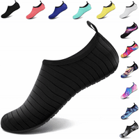 Cipele za vodene sportove Bosonoec Quick-suhi akva joga čarape za muškarce za muškarce, crno, veličina: