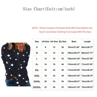 Ženski vrhovi Crew Crw casual bluza Grafički printira Ženske majice Ljetni rukav Hlaki 5xl