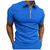 Muške košulje kratkih rukava Golf majica Solid Boja Ženske vrhove Royal Blue XXXL gamaše kupaćim kostima