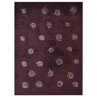 Rugsotički tepisi Ručni loom, suvremena prostirka od svile, smeđa, bež, 8'x10 '