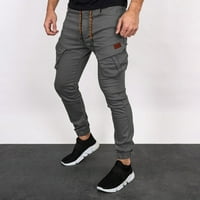 Teretne pantalone za muškarce muške sportske casual jogging pantalone Lagane planinarske radne hlače