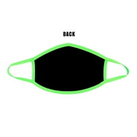 Toksična kitty UV maska ​​za lice sa neonskim zelenim oblogom